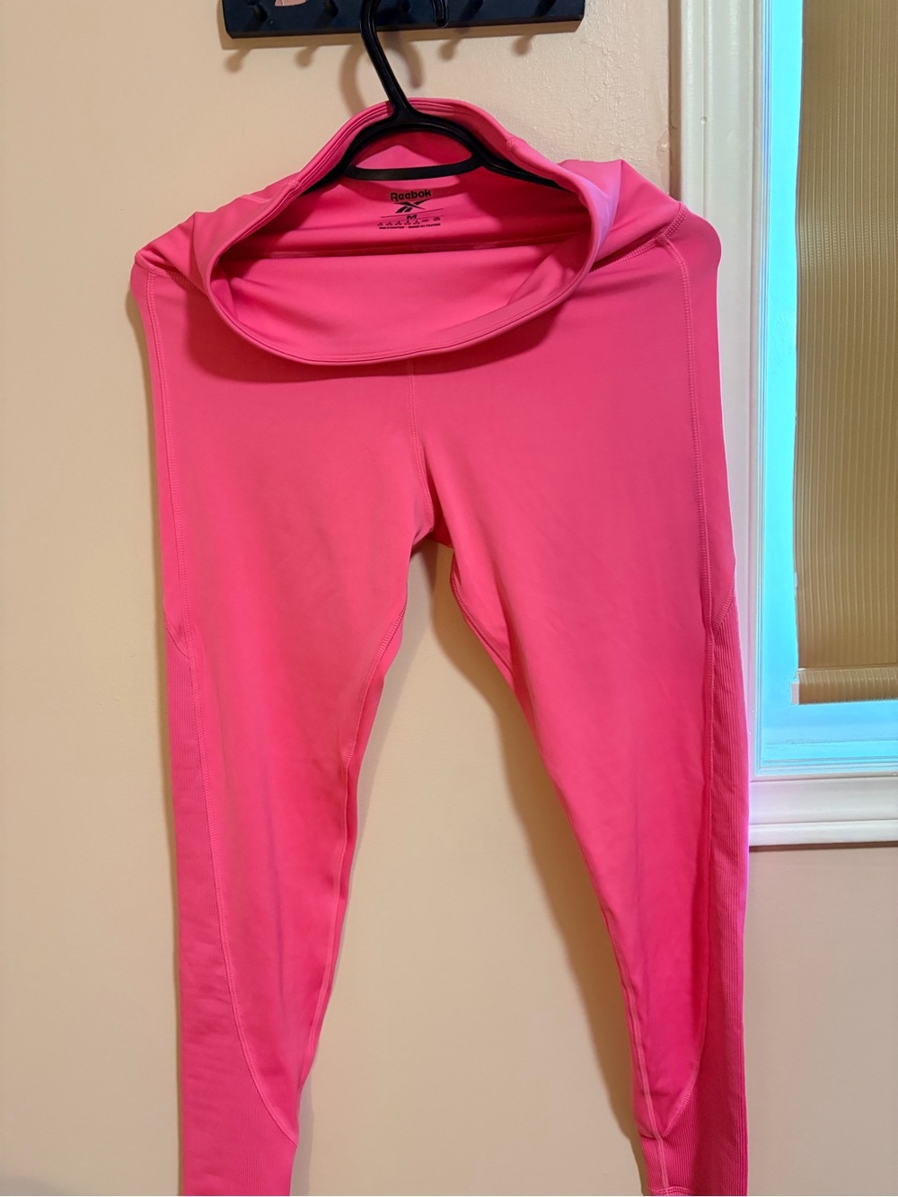 Reebok Women’s High-Waist Pink Performance Leggings